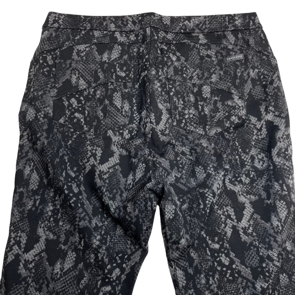 Sanctuary Grease Leggings Black Grey Snake Print Size XXL New - Picture 4 of 8